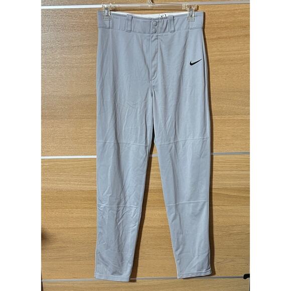 Nike Men's Sz M Light Gray DRI-FIT baseball Pants - Picture 1 of 6